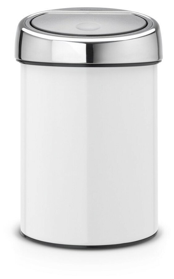 Мусорный бак Touch Bin 3л, белый, Brabantia, 364488