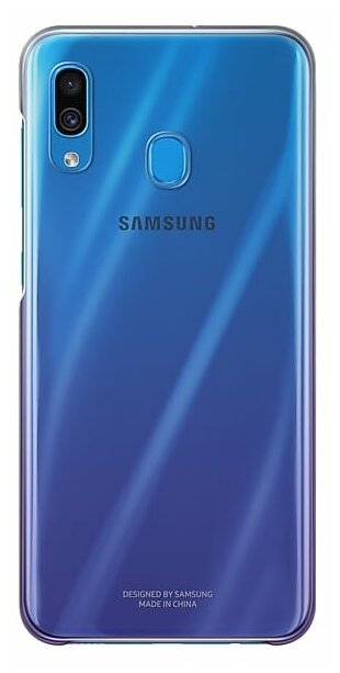 Чехол (клип-кейс) Samsung для Samsung Galaxy A30 Gradation Cover фиолетовый (EF-AA305CVEGRU)