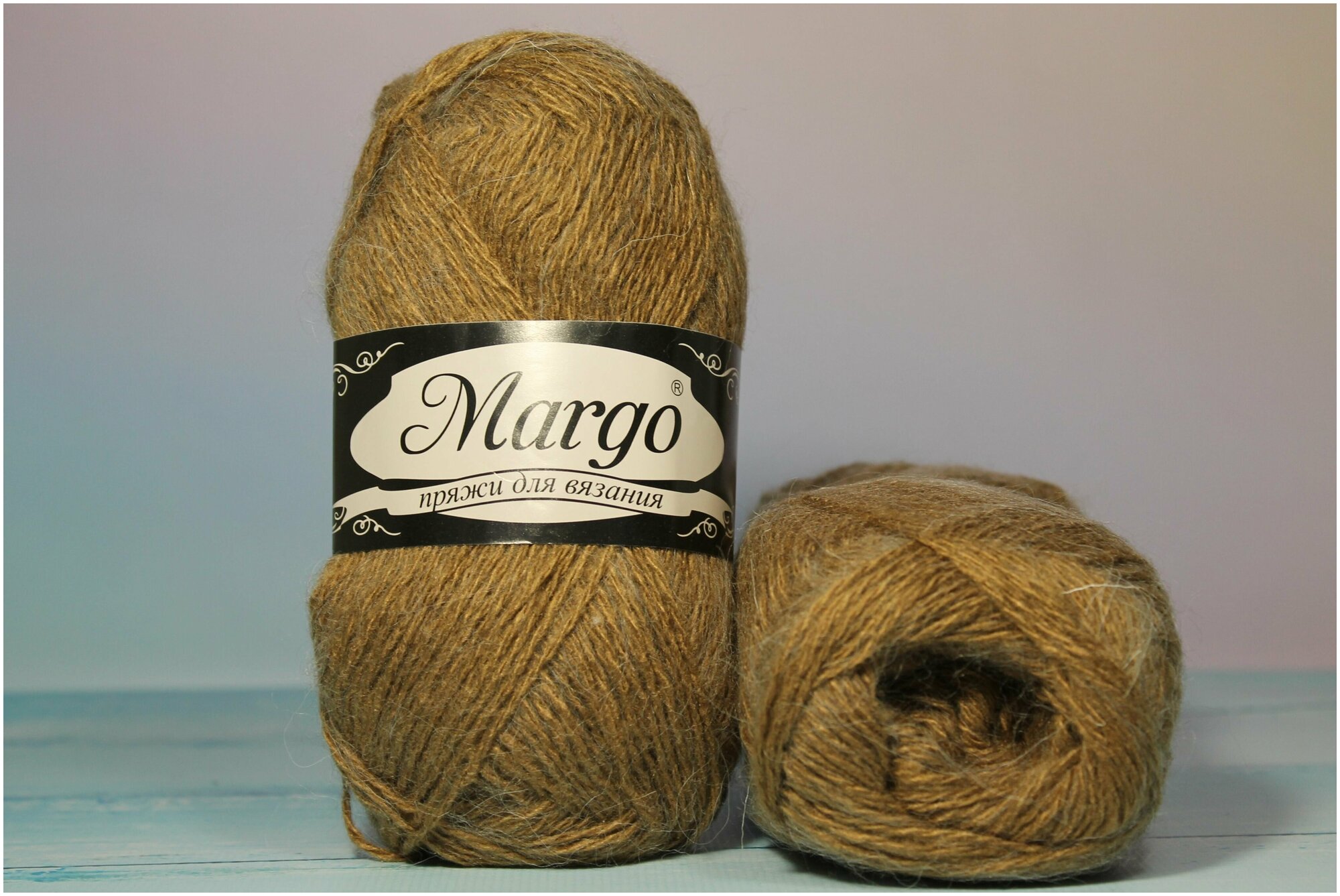 Пряжа для вязания Margo пуховая Орех