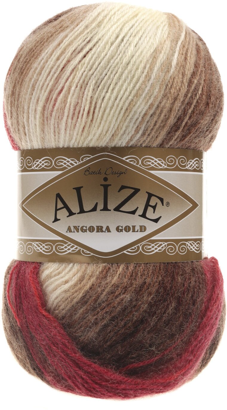 Пряжа Alize Angora Gold Batik секционный (4574), 5 шт