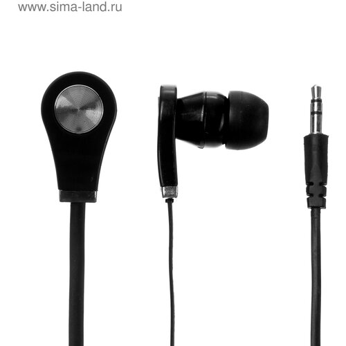 Наушники LuazON W-18 вакуумные чёрные 27100₽