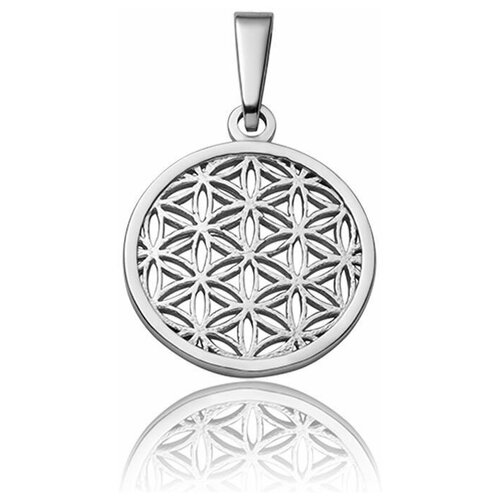 фото Подвеска "цветок жизни" серебряная 40235313 top crystal