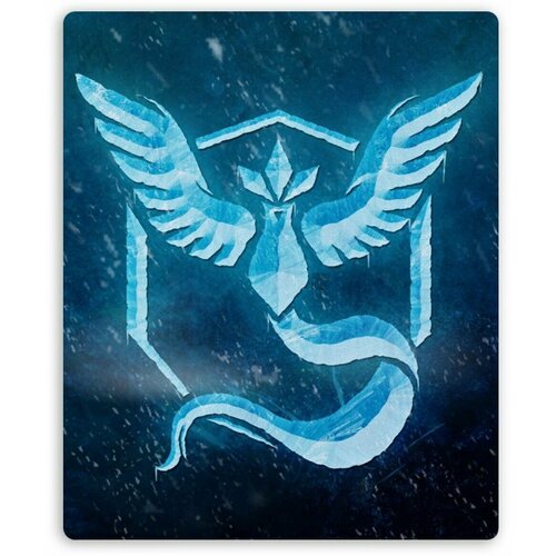 Коврик для мышки прямоугольный Pokemon Go Team Mystic Logo