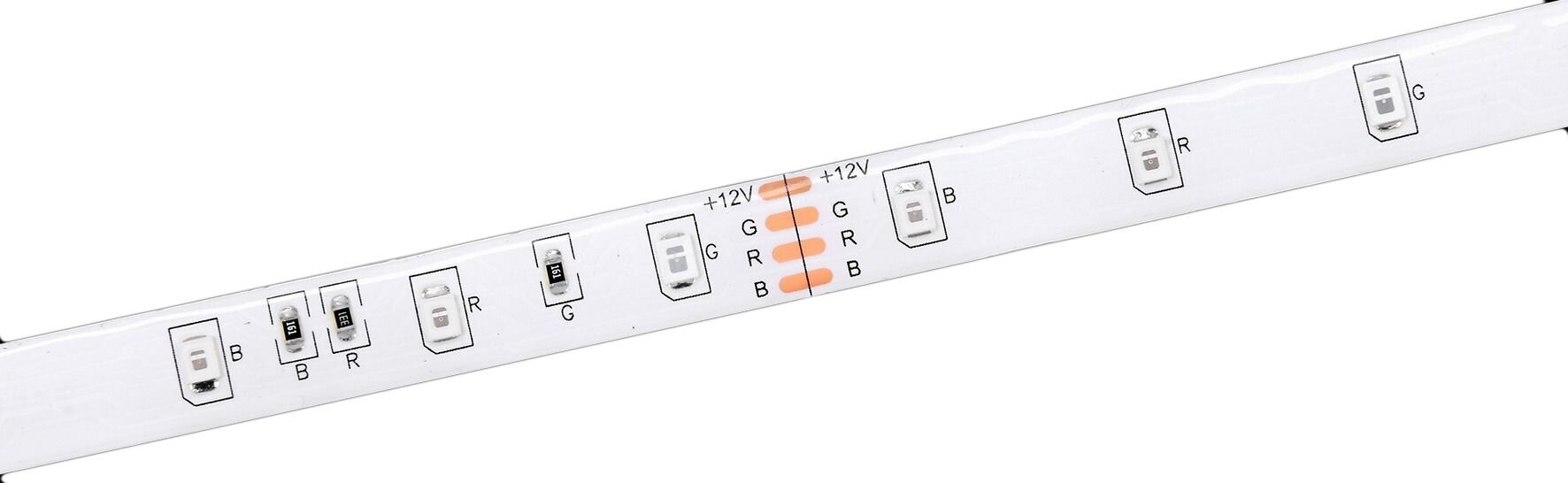 Светодиодная лента IEK SMD 2835 54LED IP65 12В 4,8Вт белый свет 5 м