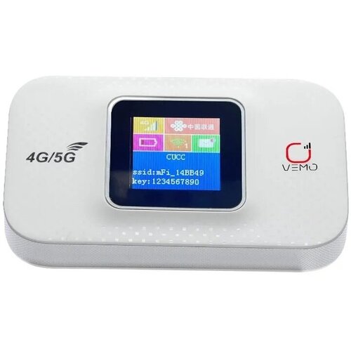 Mifi роутер wi-fi 2.4ГГц карманный, с аккумулятором 3000мАч VEMO E5783-Plus 3G/4G LTE