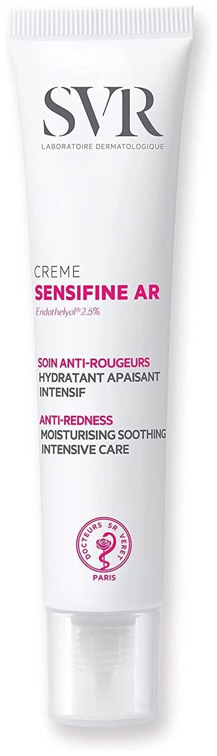 SVR Sensifine AR creme Интенсивное увлажняющее и успокаивающее средство для лица против покраснений, 40 мл