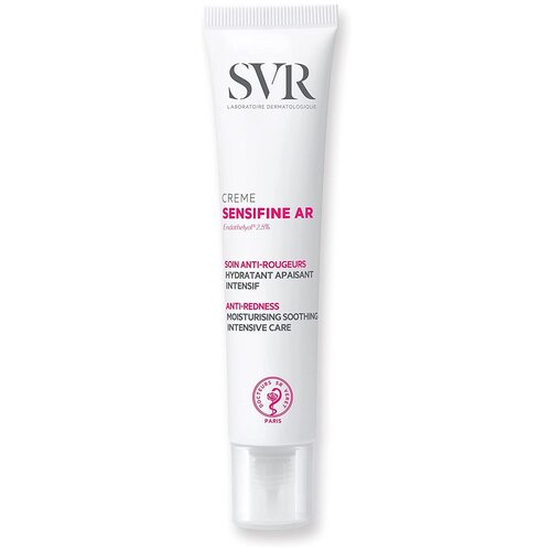 SVR Sensifine AR creme Интенсивное увлажняющее и успокаивающее средство для лица против покраснений, 40 мл увлажняющий и успокаивающий крем для лица svr sensifine hydra creme 40 мл