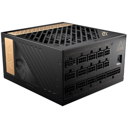 MSI MEG Ai1300P PCIE5 1300W 80 Platinum полностью модульный ATX 30 PCIE5 RTL 306-7ZP4A11-CE0 4224400₽