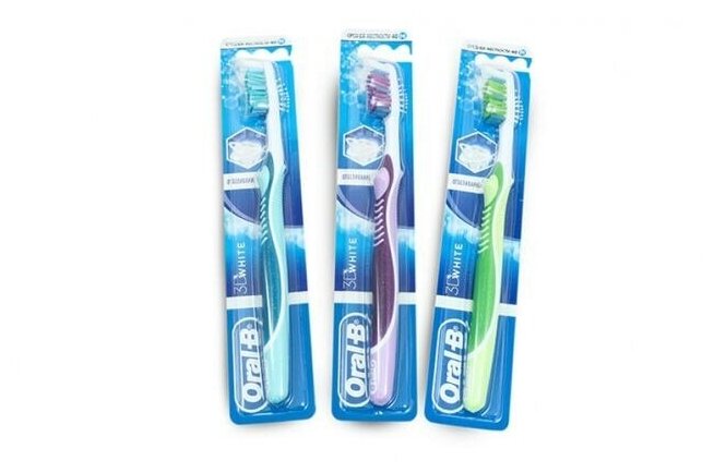 Орал би 3 д вайт зубная щетка электрическая зубная щетка с насадками для детей