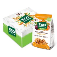 Конфеты Eco-botanica NATURA с черносливом, абрикосом и морковью, шоубокс, 80 гр x 7 шт