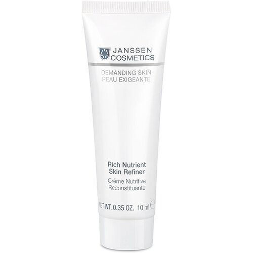 Janssen Cosmetics обогащенный дневной питательный крем для лица Demanding Skin Rich Nutrient Skin Refiner, 10 мл janssen cosmetics обогащенный дневной питательный крем rich nutrient skin refiner spf 15 50 мл janssen cosmetics demanding skin