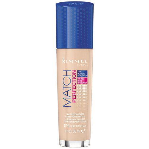 Rimmel Тональный крем Match Perfection, SPF 20, 30 мл, оттенок: 103 True Ivory