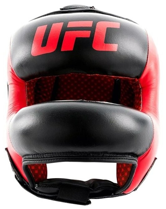 Шлем боксерский с бампером UFC RD/BK размер S