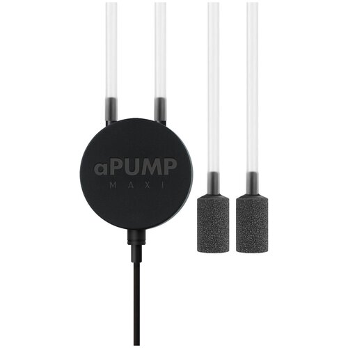 Компрессор COLLAR aPUMP MAXI для аквариума до 200 л 30 лч 3 Вт 2 канала нерегулируемый 228500₽