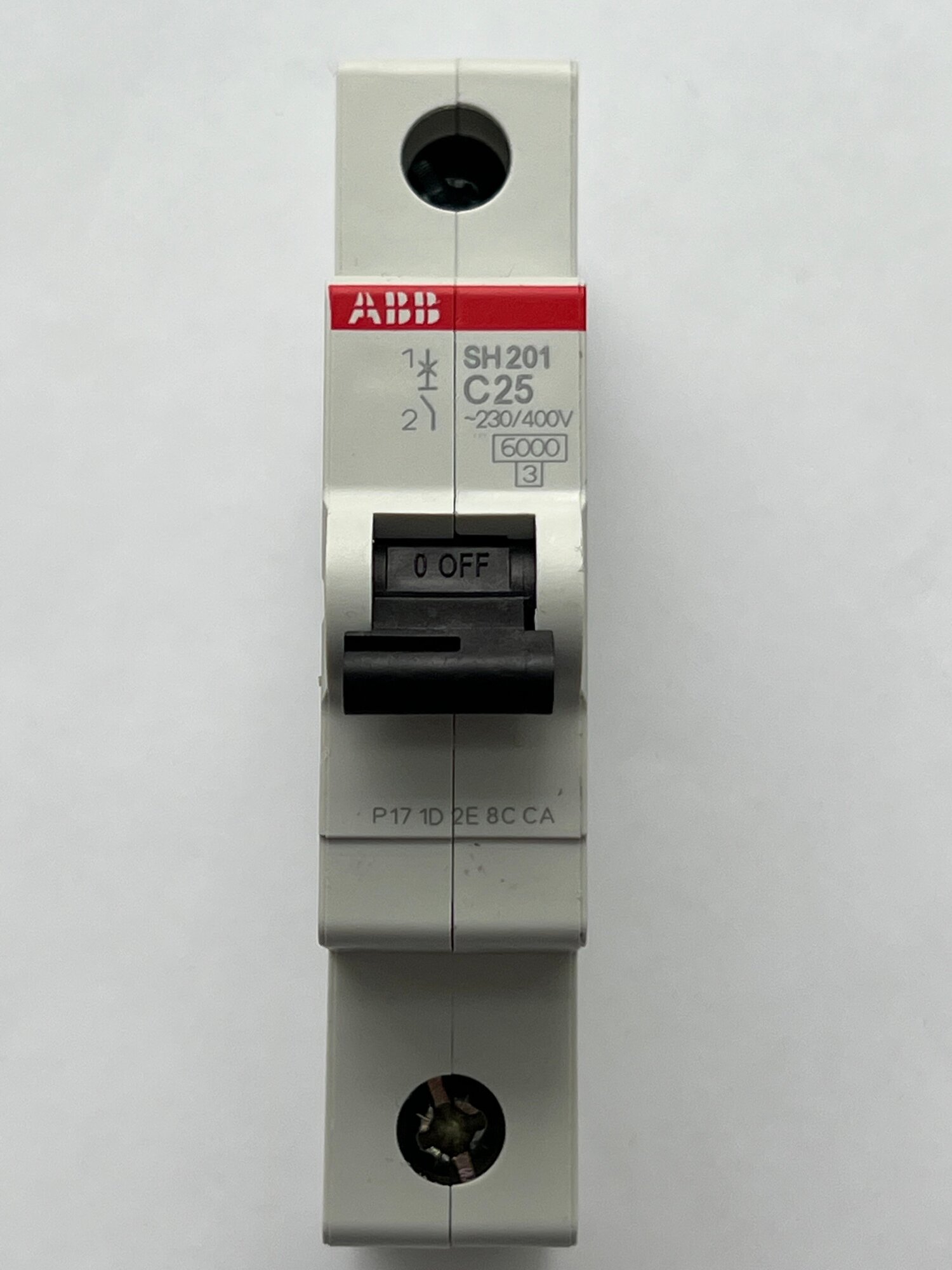 Автоматический выключатель ABB SH201 (C) 6 kA 25 А