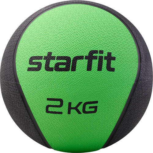 Медбол высокой плотности Starfit GB-702, 2 кг, зеленый