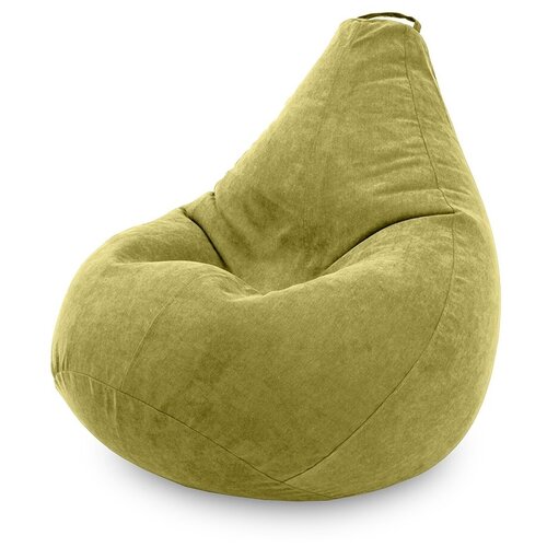 фото Бескаркасное кресло мешок big boss lounge green xxxxl шенилл puff spb