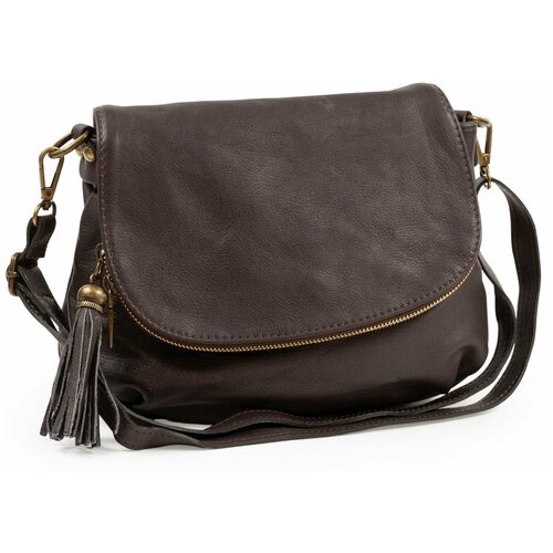 фото Сумка sefaro женская из телячьей кожи, италия, артикул tb-39-10 verde scuro sauvage