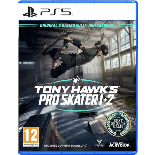 Tony Hawk's Pro Skater 1 + 2 [PS5, английская версия]