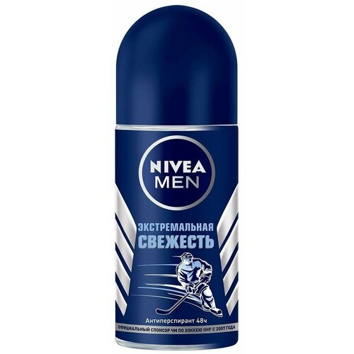 Дезодорант NIVEA MEN Экстремальная защита, мужской, ролик дезодорант мужской nivea men серебряная защита 50 мл ролик