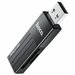 Картридер Hoco HB20 Mindful 2 in 1 USB 2.0/480Mbps, USB-А на microSD, SD (Black)