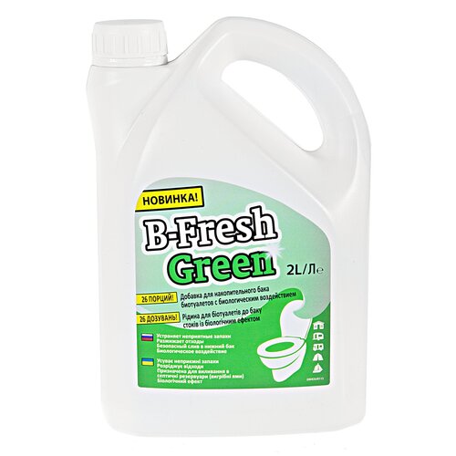 жидкость для биотуалета thetford aqua rinse conсentrated 0 75 л шт Жидкость для биотуалета THETFORD B-FRESH GREEN (2л) 30539BJ