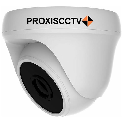 Внутренняя (купольная) IP камера видеонаблюдения 2.0Мп, f-2.8мм, POE, аудио вход. Proxiscctv: PX-IP-DP-GC20-P/A (2.8)(BV)