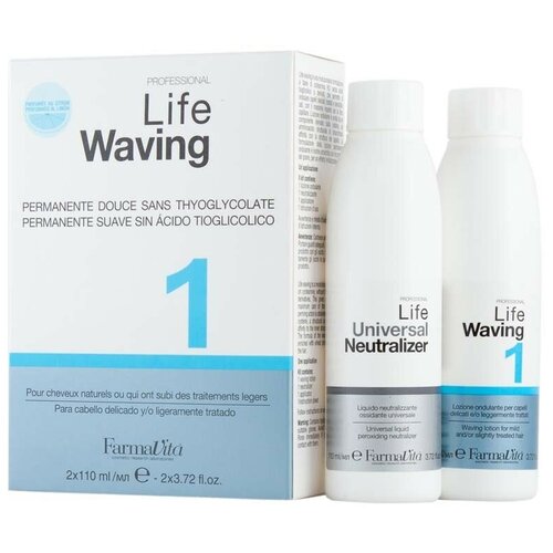 фото Farmavita farmavita, life waving kit - химическая завивка для нормальных волос (набор №1), 110мл