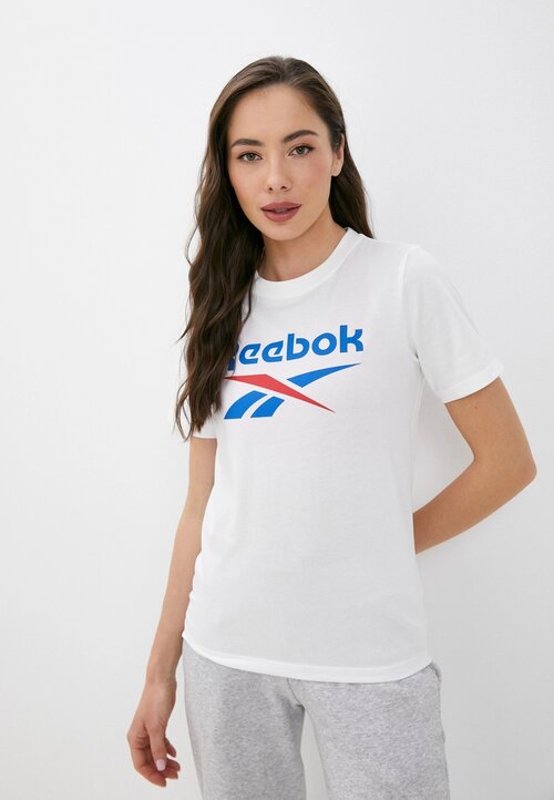 Футболка Reebok, размер XL, белый