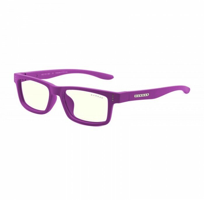 Очки защитные для ПК GUNNAR Cruz Kids Small Clear Natural (4-8 лет), пурпурный - фото №6