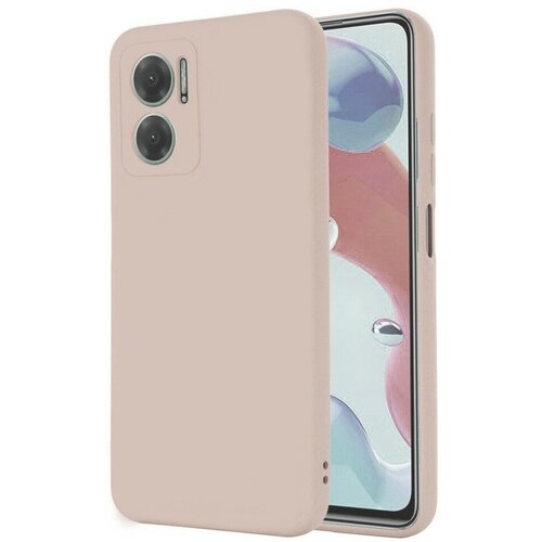 Накладка силиконовая Silicone Cover для Xiaomi Redmi 10 5G / Xiaomi Redmi 11 Prime 5G / Xiaomi Note 11E 5G пудровая