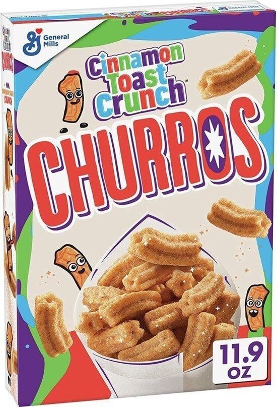 Готовый Завтрак Cinnamon Crunch CHURROS с корицей 337гр (12)