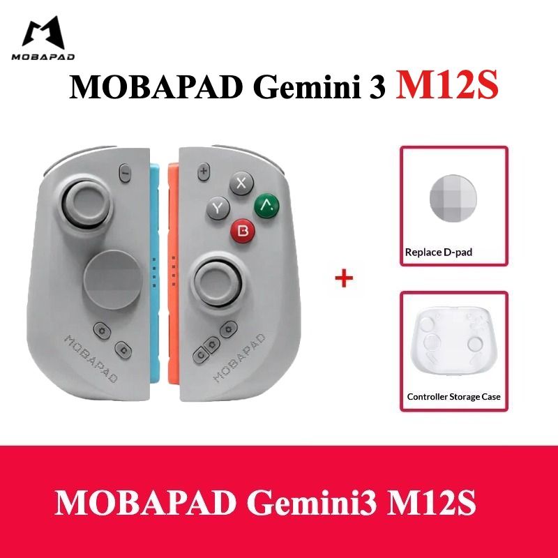 MOBAPAD M12S Контроллер Switch 2 Joy-Con TMR Air Joystick No Drift HD Rumble Беспроводной геймпад для Nintendo Switch NS2 с поддержкой NFC
