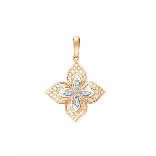 фото Подвеска gold center, красное золото, 585 проба