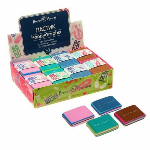 Ластик HappyGraphix Sandwitch прямоугольный 430₽