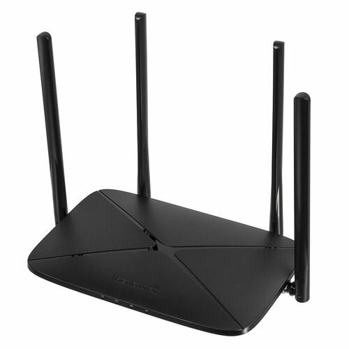 Wi-Fi роутер MERCUSYS AC12G, AC1200, черный