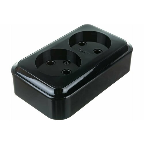 Розетка BYLECTRICA Розетка двойная наружная BYLECTRICA Пралеска (РА16-260) Пралеска, 16 А