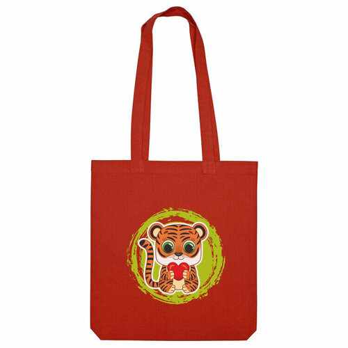 фото Сумка шоппер us basic, красный