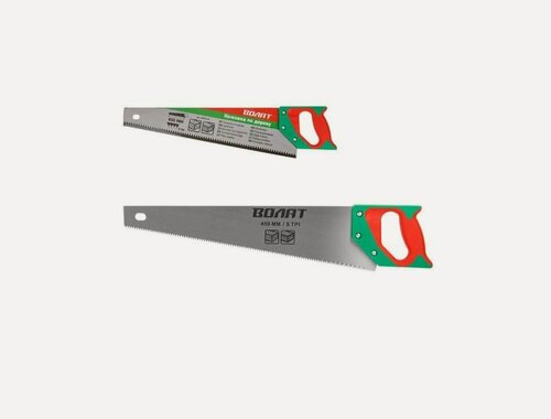 Изображение товара Ножовка пила ручная по дереву с крупными зубьями 450 мм волат (42070-45)