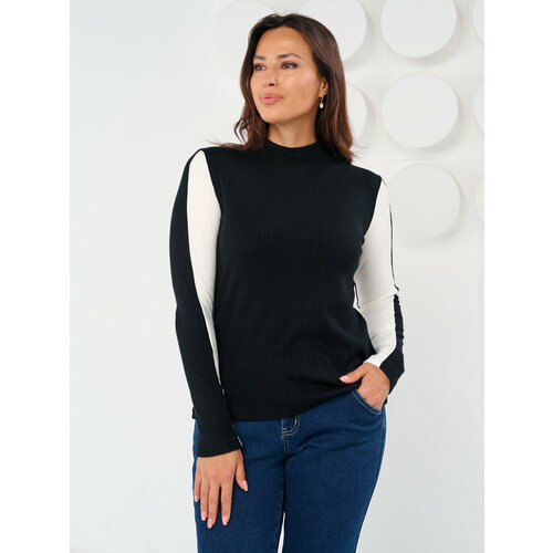 фото Водолазка maxroses, размер 54, черный