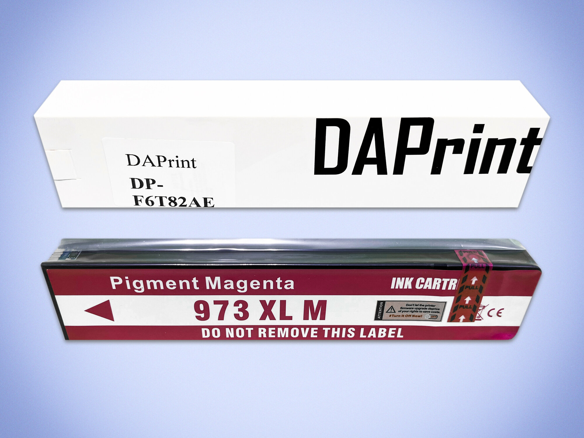 Картридж струйный DAPrint F6T82AE (973X) для принтера HP, пурпурный (Magenta)