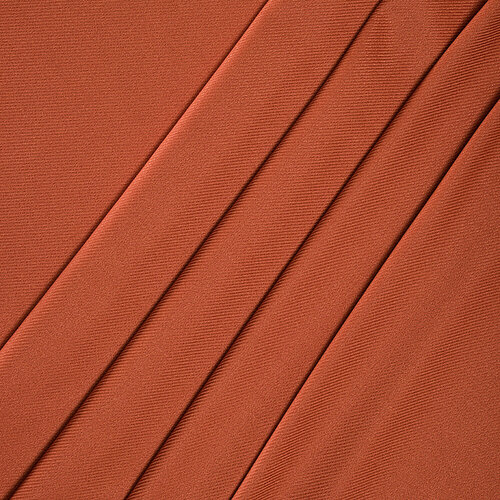 Ткань костюмная терракотовая диагональ (2797-1)