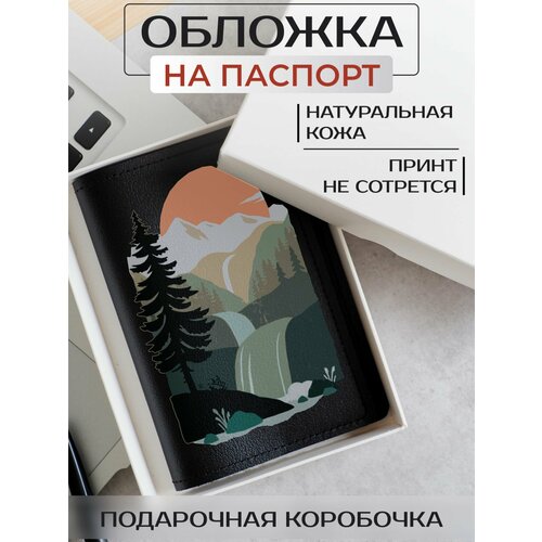 Обложка для путешествий RUSSIAN HandMade, черный