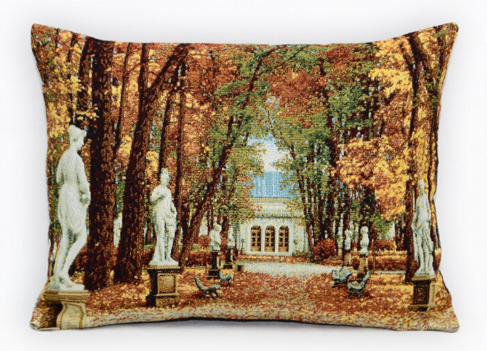 фото Наволочка Декоративная Гобеленовая 32х40 "СПБ Летний сад"