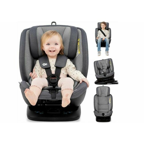 Детское автокресло поворотное Kinderkraft Xpedition 0-36 кг ISOFIX