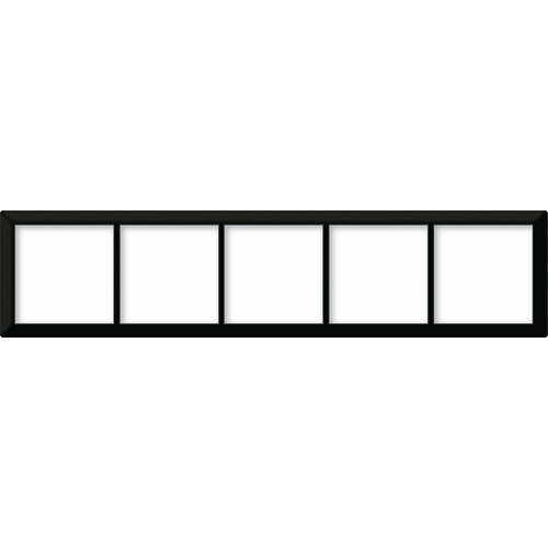 Рамка пятипостовая горизонтальная вертикальная черная CGSS Практика PL-P105-BCM рамка пятипостовая горизонтальная вертикальная бежевая cgss практика pl p105 bgg