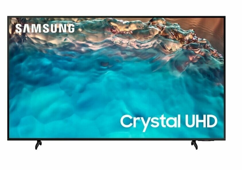 43" Телевизор Samsung UE43BU8000U 2022 HDR, LED RU, черный