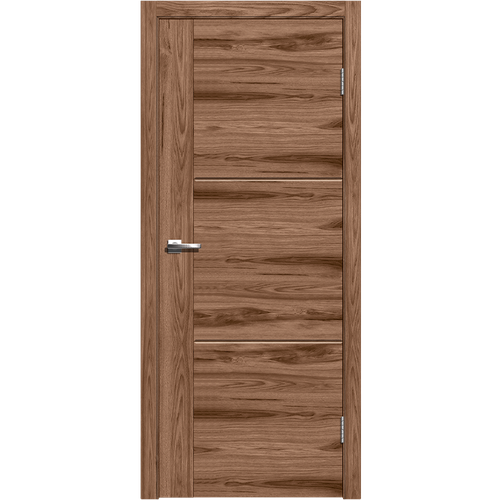 Дверь Верда Лестер 2 Американский орех, стекло черное экошпон Стекло Лакобель черное Американский орех 2000*900 + коробка и наличники