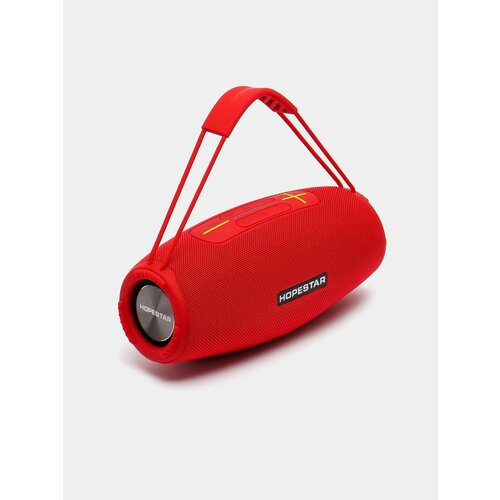 Портативная беспроводная Bluetooth колонка HOPESTAR H51портативная акустика блютуз колонка Красный 799900₽