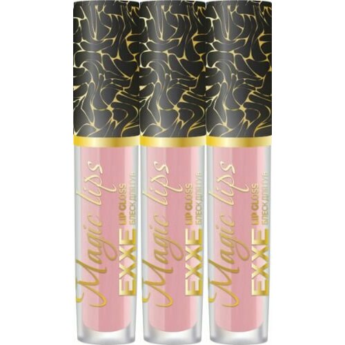 EXXE Блеск для губ Magic lips, тон 02 - совершенный финиш, 3,5 мл, 3 уп